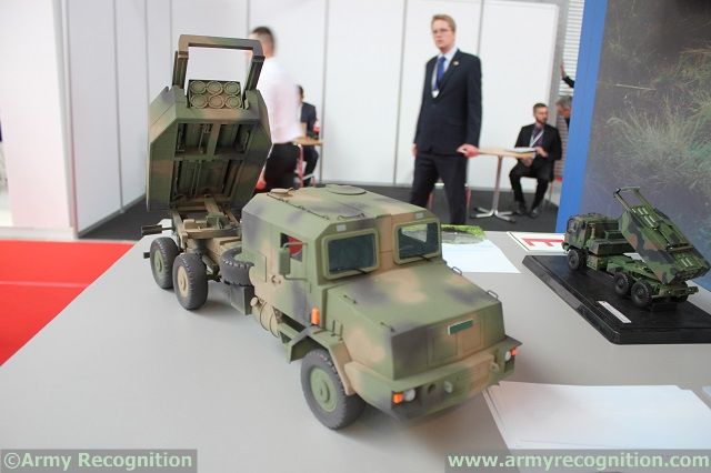 Lockheed Martin Jelcz HOMAR Artillery MSPO 2015 defense exhibition Kielce Poland 001