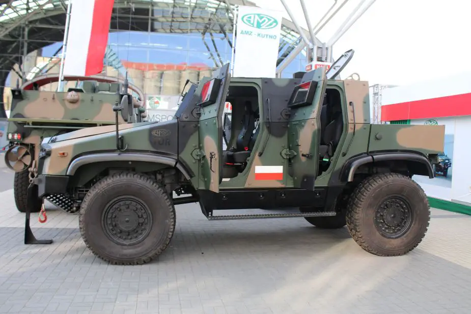 MSPO 2019 Armored 4x4 vehicles from AMZ Kutno SA Polish Manufacturer 925 001