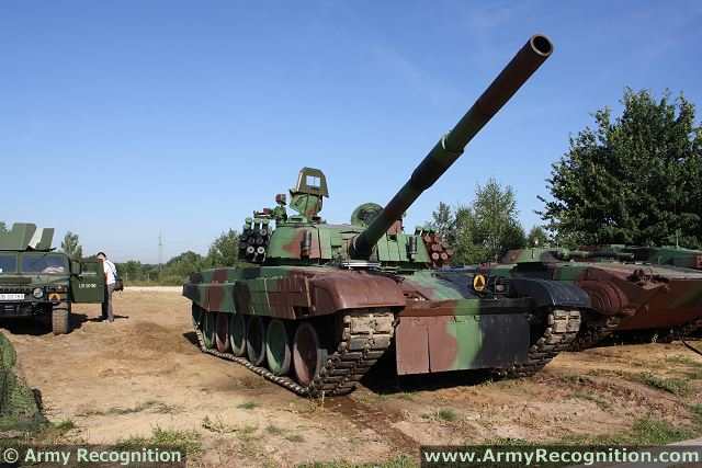 Polish army PT-91 MBT Main Battle Tank