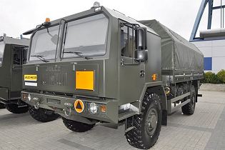 442.32 Jelcz 4x4 multirole military cargo truck technical data sheet pictures video specifications description information photos images identification intelligence Poland Polis army industry military technology