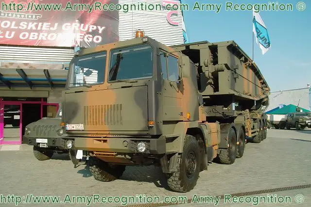 MS-20 Daglezja heavy launcher mobile assault bridge 6x6 truck technical data sheet specifications description information pictures photos images video identification intelligence Jelcz Obrum Poland Polish army defence industry military technology