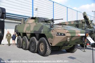 Rosomak IFV 8x8 wheeled armored vehicle Poland right side view 001