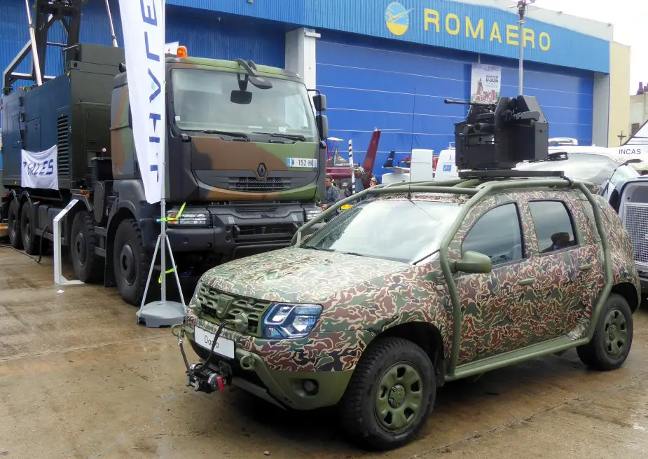 Dacia Duster 4x4 with Romanian Agil 7.62mm RCWS