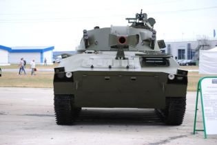 2S34 Chosta Self-propelled 120 mm mortar carrier armoured vehicle technical data sheet specifications information description pictures photos images video intelligence identification Russia Russian Military army defence industry military technology equipment