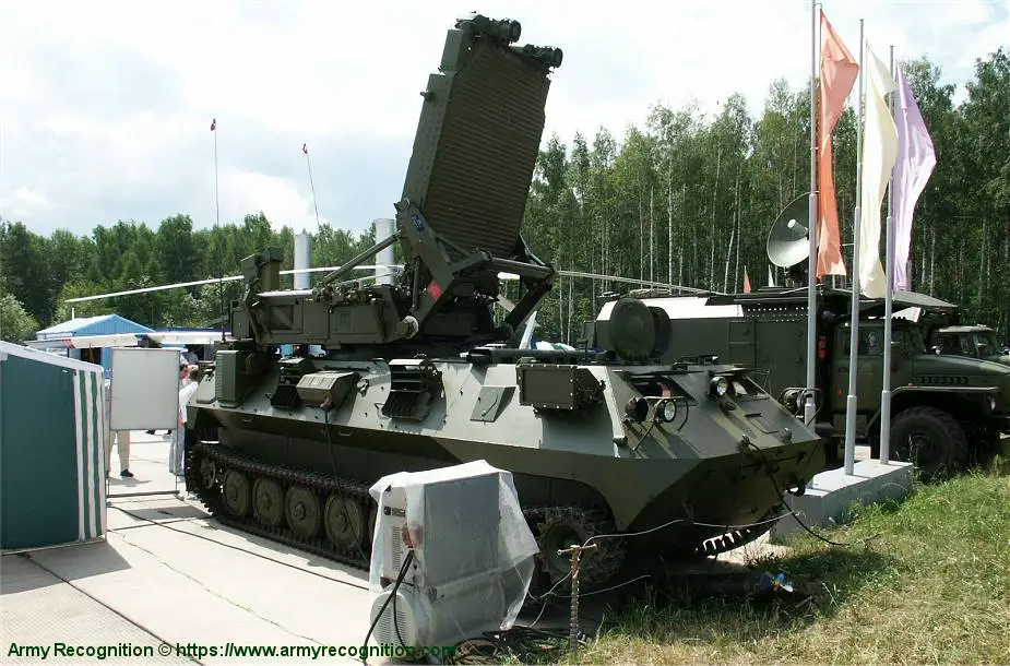 Zoopark 1 1L 219 Counter battery radar system on tracked armored vehicle Russia 925 001