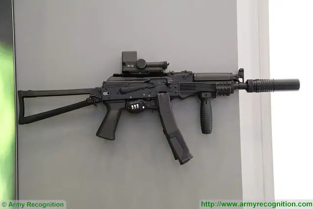 The Vityaz-MO is new 9mm submachine gun developed and produced by the Russian firearms manufacturer. Designed to handle high pressure 9x19mm Russian ammunition, the Vityaz is the successor the PP-19 Bizon 9mm submachine gun developed in the early 1990s at Izhmash. 