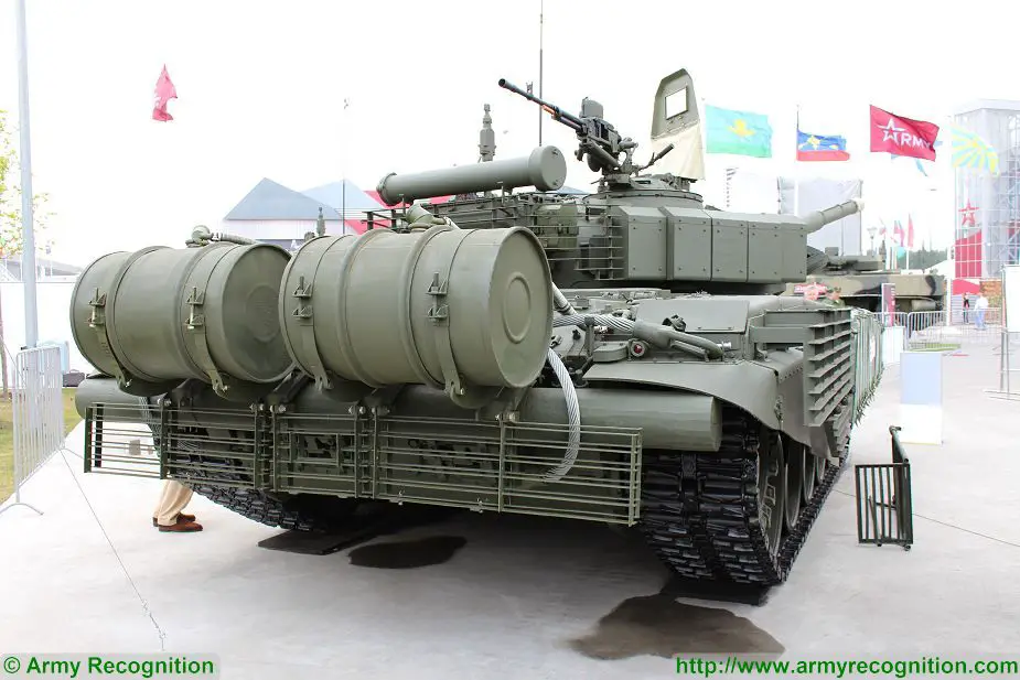 Russian armed forces presents a new version of the t-72B3 main battle tank (MBT) with ERA (Explosive Reactive Armour) at Army-2017, the International Military Technical Forum in Moscow, Russia. The T-72B3 MBT is now the backbone of the Russian army tank division. 