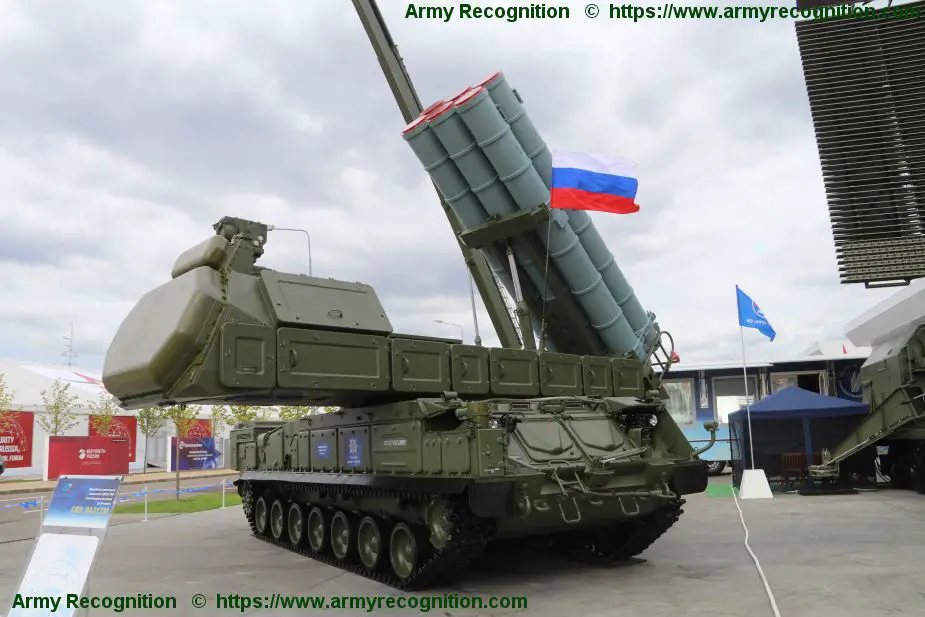 Almaz Antey from Russia presents Buk M3 Viking air defense missile system 925 001