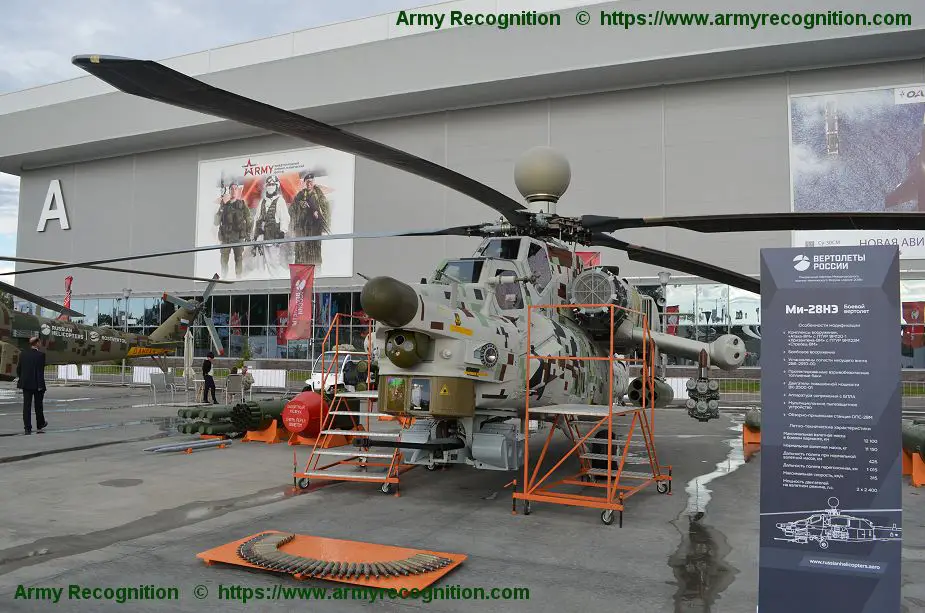 Russian Helicopters showcases modernized variant of Mi 28NE attack helicopter 925 001