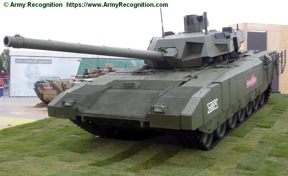 T14 main battle tank displayed at Army 2018 Forum