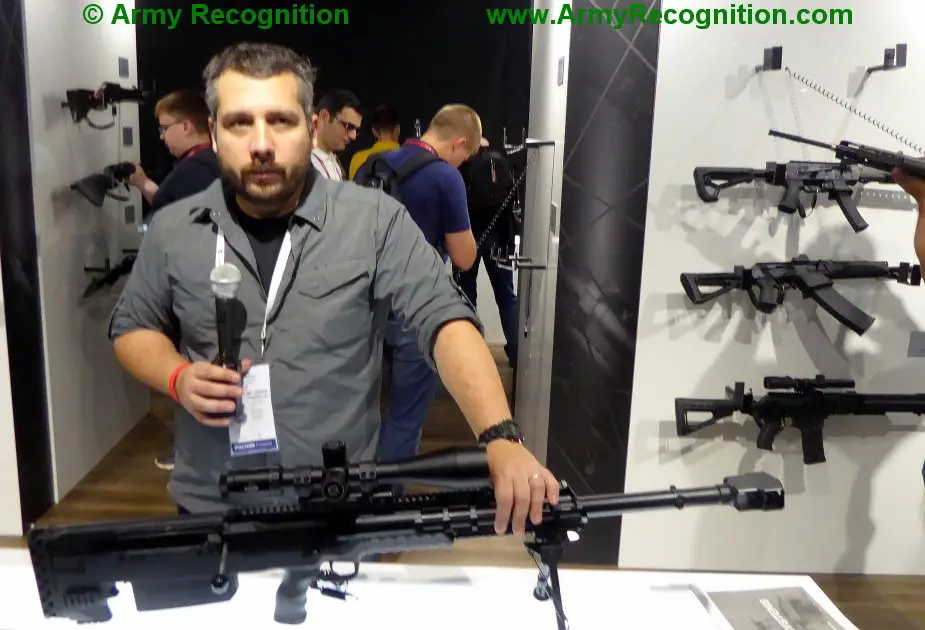 Army 2019 Kalashnikov unveils SV 18 12.7mm light sniper rifle 2