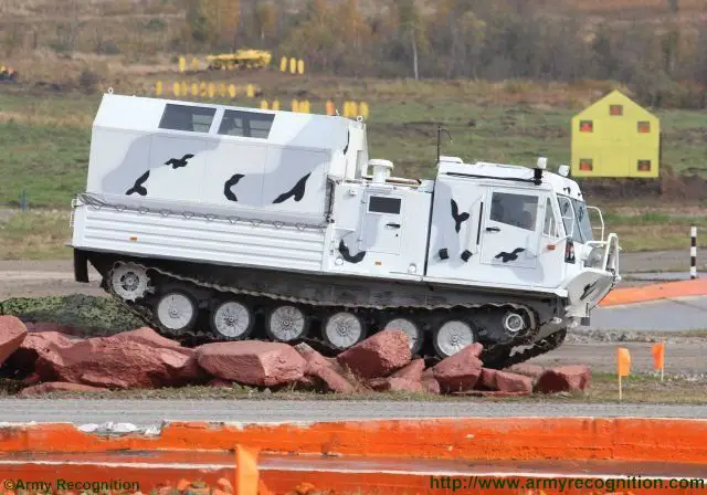CHETRA PM s TM 140 tracked all terrain vehicle showcased in live demonstration in Russia 640 001