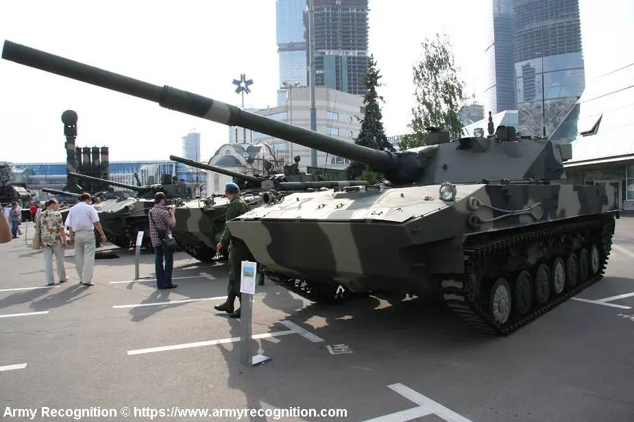 2S25 sprut SD amphibious light tank self propelled antitank gun tracked armoured vehicle Russia 925 001