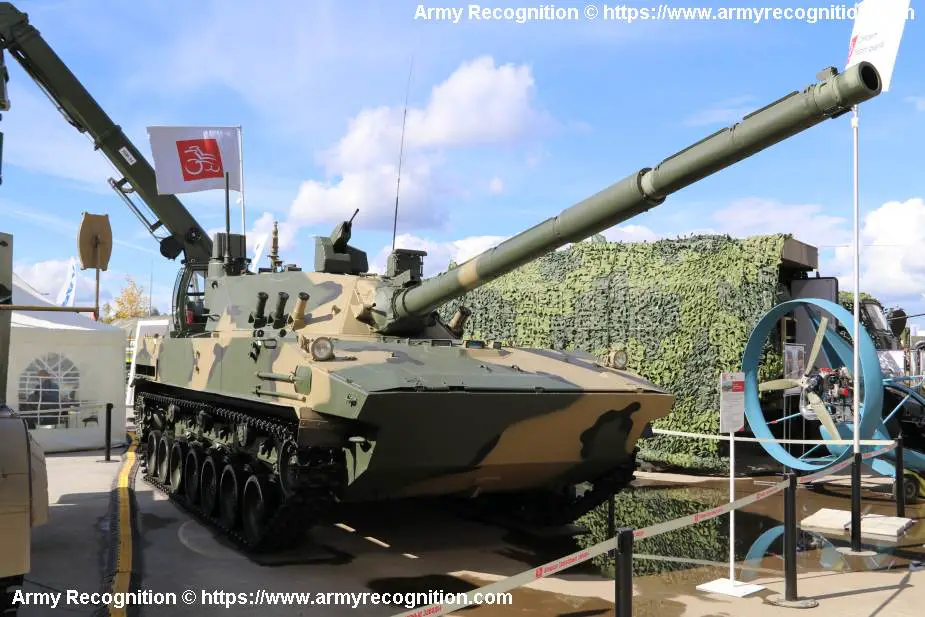 2S25M Sprut SDM1 light tank amphibious 125mm self propelled armored vehicle anti tank gun Russia 925 001