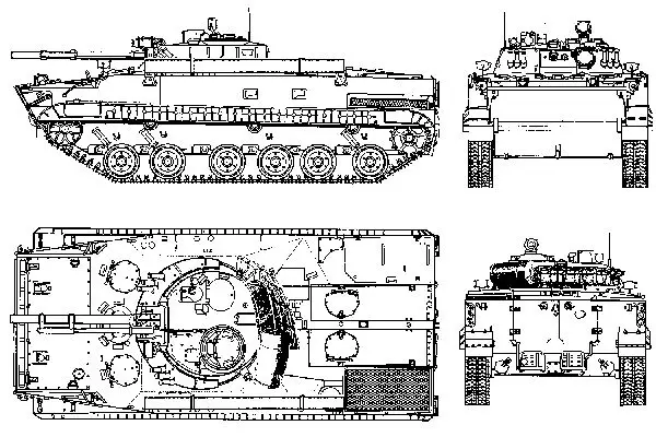 BMP-3F amphibious tracked armoured infantry fighting vehicle technical data sheet specifications information description pictures photos images identification intelligence Russia Russian army