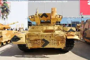 BMPT 72 Terminator 2 tank fire support tracked armored vehicle Russia rear view 002