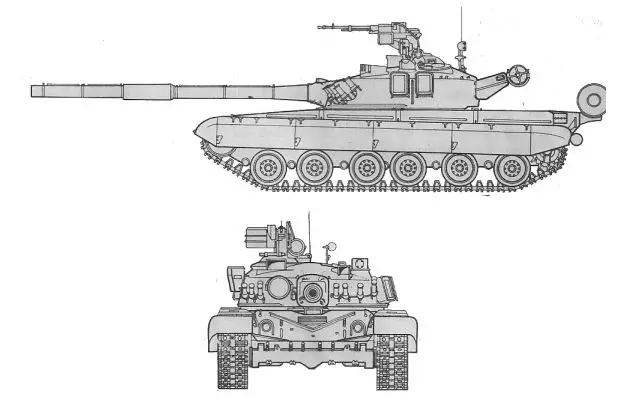 T-80 T80 main battle tank data sheet information description pictures specifications photos images identification intelligence Russia Russian army military vehicle heavy tracked armoured vehicle 