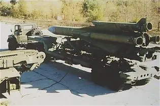 SA 5 Gammon S 200 Angara Vega Russian Russia low to high altitude ground surface to air missile system left side view 002