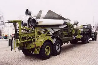 SA 5 Gammon S 200 Angara Vega Russian Russia low to high altitude ground surface to air missile system right side view 002