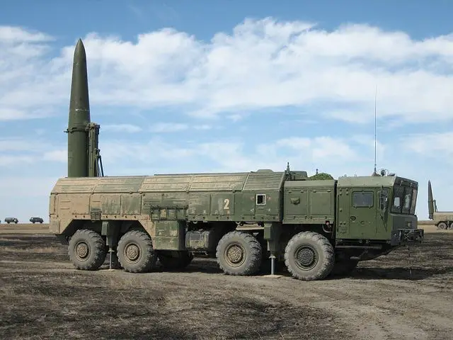 Iskander-M SS-26 Stone short-range ballistic missile