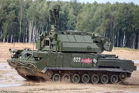 TOR M2 SA 15D short range surface to air defense misssile system Russia Russian army left side view 001