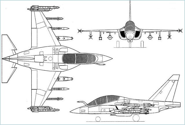 Yak-130 Yakovlev combat trainer aircraft technical data sheet specifications intelligence description information identification pictures photos images video Russia Russian Air Force aviation air defence industry