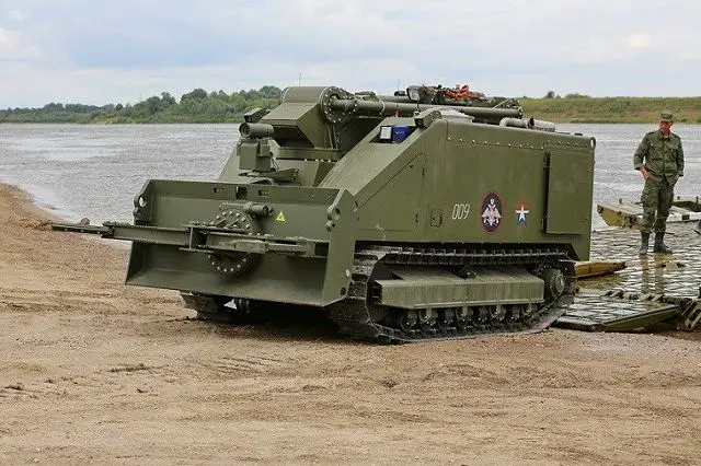 Uran-14 MRTK-P unmanned robotic mine clearance and firefighting tracked vehicle data sheet specifications information description pictures photos images video intelligence identification Russia Russian Military army defence industry military technology equipment