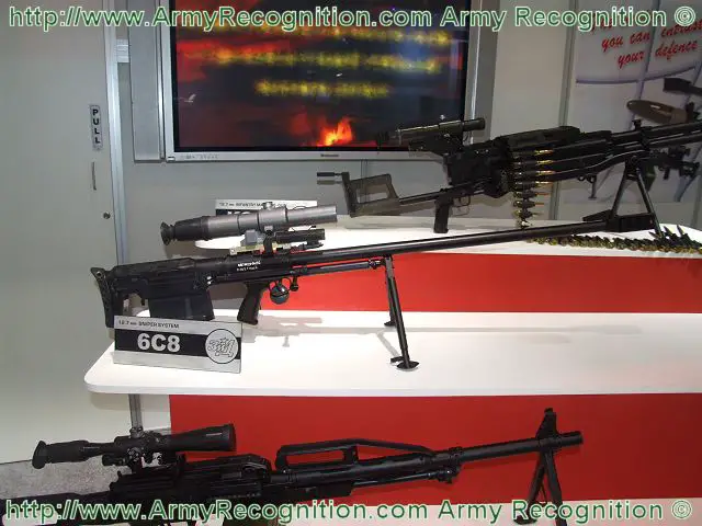 6s8  6s8-1 12.7mm Degtyarev sniper rifle technical data sheet specifications information description pictures photos images video intelligence identification Russia Russian army defence industry military technology 