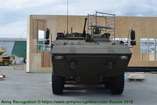 Bumerang 8x8 wheeled armored IFV infantry fighting vehicle Russia front view 001
