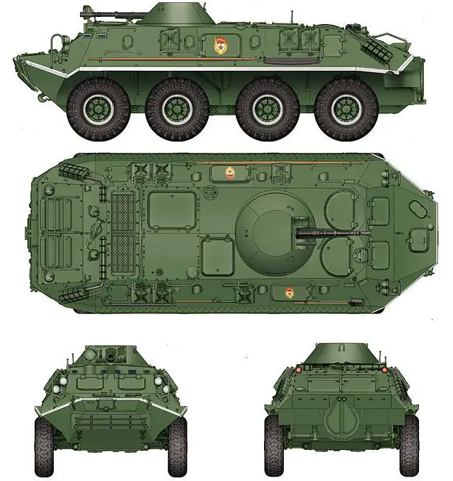 BTR-60PB 8x8 armoured vehicle personnel carrier technical data sheet specifications information description pictures photos images video intelligence identification Russia Russian army defence industry military technology 