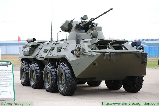 At the same time, no plans are made for procuring the BTR-90 APC. "Now we are buiyng BTR-82A APCs that includes the latest achievements in armament package, fire control system, protection, mobility, and operability", Salyukov said.