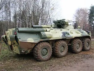 BTR-82A armoured infantry fighting vehicle technical data sheet specifications information description pictures photos images intelligence identification intelligence Russia Russian army defence industry military technology Arzamas Engineering Plant