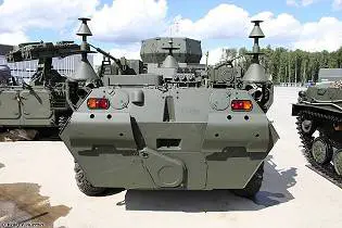 Infauna K1Sh1 UNSh 12 electronic warfare armored vehicle jamming communication Russia rear view 001