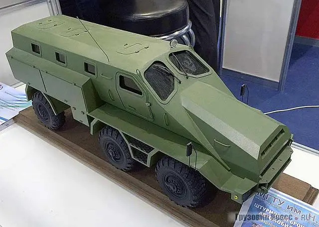 KAMAZ-53509 MRAP Mine-Resistant Ambush Protected wheeled vehicle personnel carrier Remdizek Russian defense industry 640 001