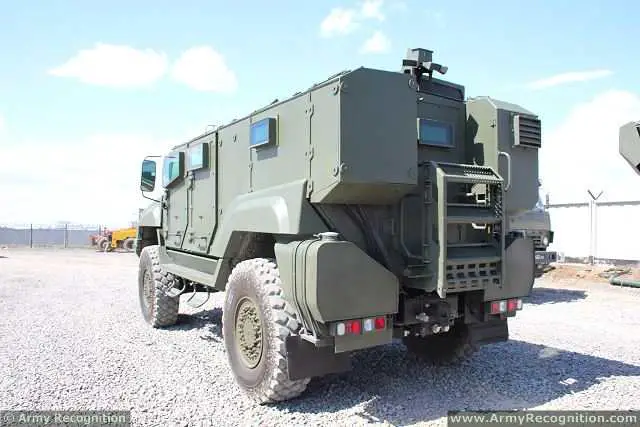 Russian airborne troops together with the Defense Company "KAMAZ" has developed the new 4x4 modular armoured vehicle KAMAZ-53949 Typhoon-K able to be airdropped and provides protection against new threats of modern battlefield as IEDs and mine blast.