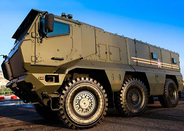 Kamaz-63968 typhoon multi-purpose 6x6 armoured truck Russia Russian defence industry military technology top 640 001
