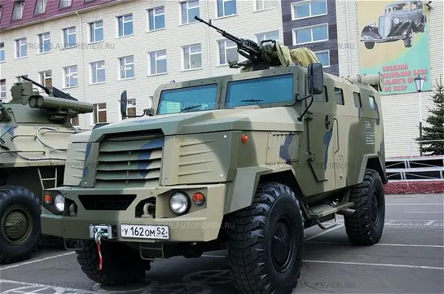 Russian-made SPM-3 MEDVED MRAP 4x4 armoured vehicle