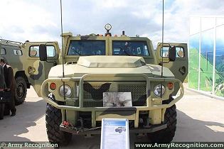 Tigr-M GAZ-233114 4x4 multipurpose tactical armoured vehicle technical data sheet specifications information description pictures photos images video intelligence identification Russia Russian Military Industrial Company army defence industry military technology equipment