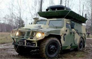 Leer 2 85Ya6 Tigr M MKTK REI PP VPK 233114 4x4 Electronic Warfare vehicle Russia front view 001