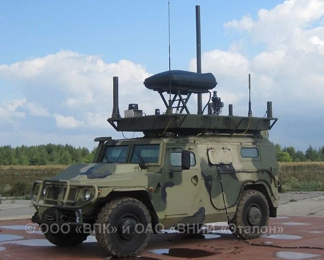The Tigr-M MKTK REI PP with Leer-2 electronic warfare system is designed for developing radio emitters, jamming and suppressing radio-electronic means including cellular phone systems