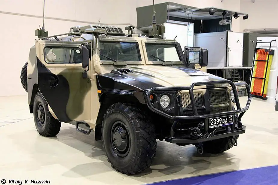 GAZ 2330 Tigr 4x4 wheeled armoured vehicle Russia 925 001