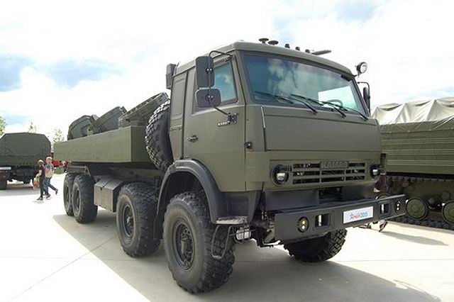 UMZ-K multipurpose mine-laying vehicle 8x8 truck KamAZ-63501 Russia Russia army defense industry equipment 640 001