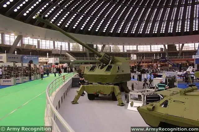 The self-propelled artillery system NORA-B/52 family 155 mm, is fitted with a 52 caliber barrel, it's the first complex combat system developed by Yugoimport-SDPR which has entered serial production. 