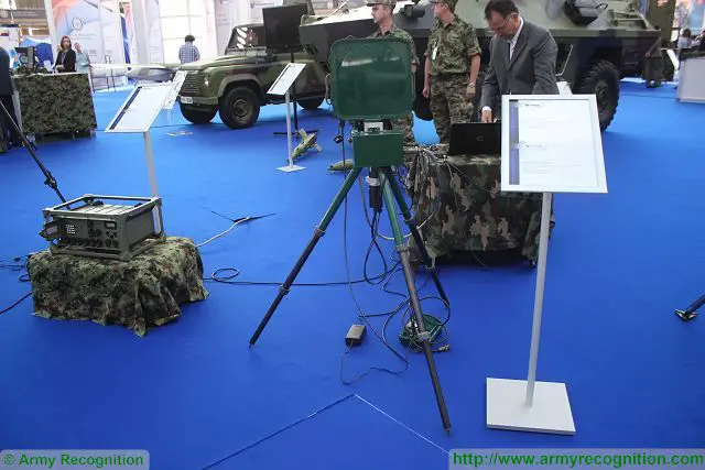 PR-15 portable ground surveillance radar Partner 2015 defense exhibition Belgrade Serbia 640 001