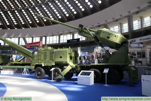 World premiere at Partner 2017, for the new Aleksandar 155mm self-propelled howitzer with full automatic loading system. The vehicle is based on the NORA B-52 family which is fully designed and manufactured in Serbia by the State Company Yugoimport. 