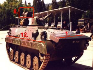 BVP M80A Details Right Yugoslavia 01