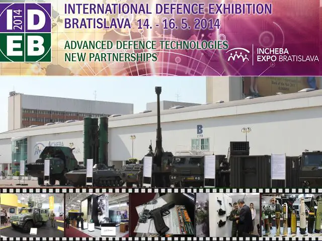 IDEB 2014 pictures video photos images international defence exhibition Bratislava Slovakia Slovak Republic defense industry military technology army