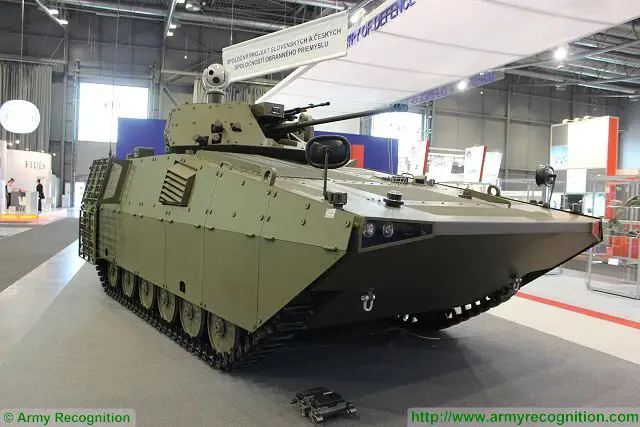 Sakal IFV BVP-M2 SKCZ tracked armoured infantry fighting vehicle Czech Slovak defense industry military equipment 640 001