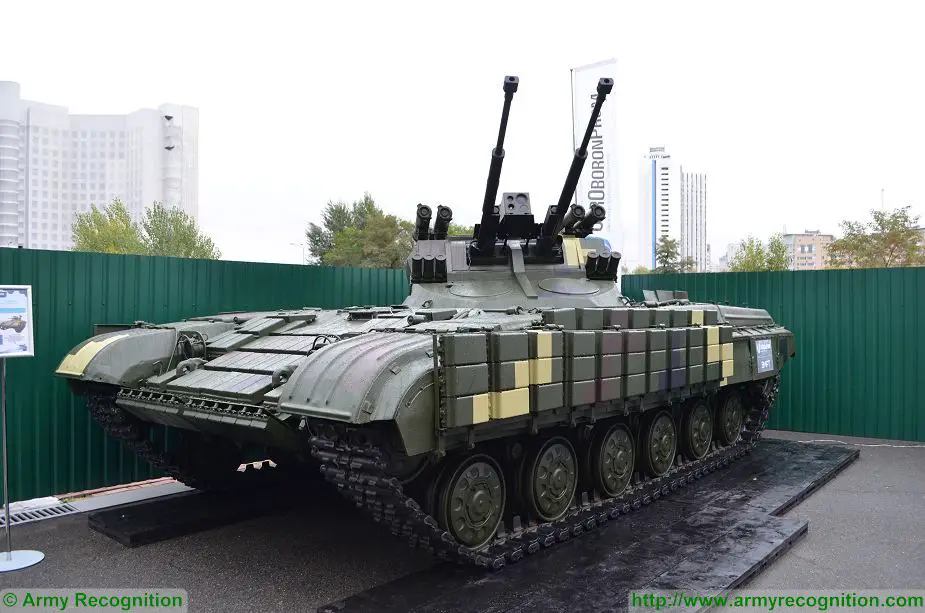 Strazh new Ukrainian BMPT fire support vehicle based on T 64 MBT tank Arms and Security 2017 Ukraine 925 004