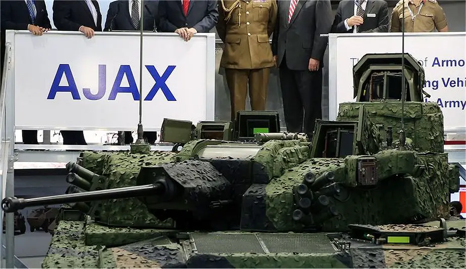 ASCOD IFV Infantry Fighting Vehicle tracked armoured General Dynamics European Land Systems Ajax turret details 001